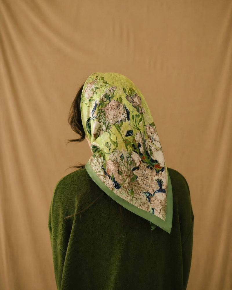 Pearlava | Impressionist Garden Scarf