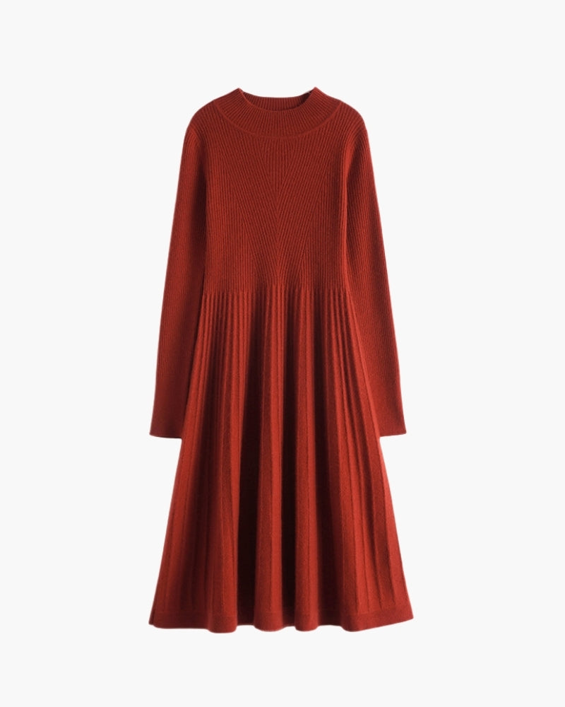 Pearlava | Pure Cashmere Flare Dress