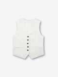 Pearlava | Lavinia Linen-Blend Summer Vest