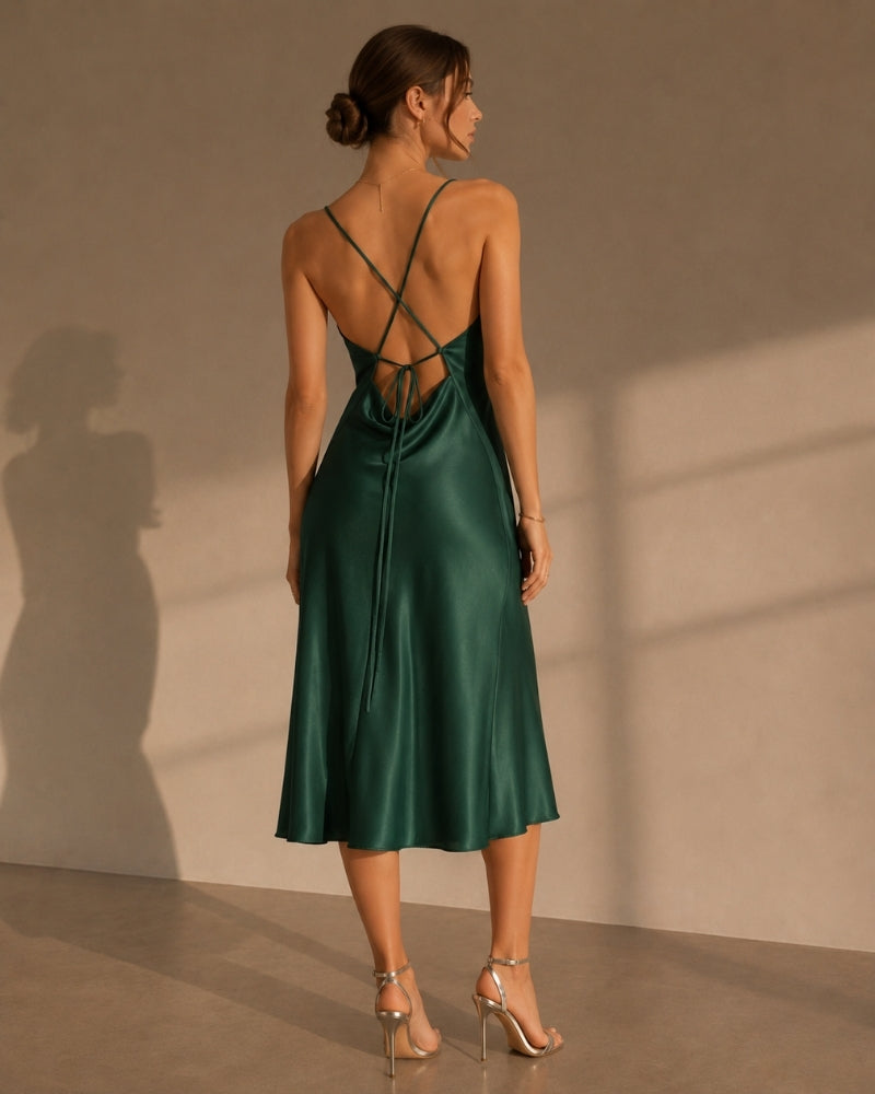 Pearlava | Silk Slip Dress