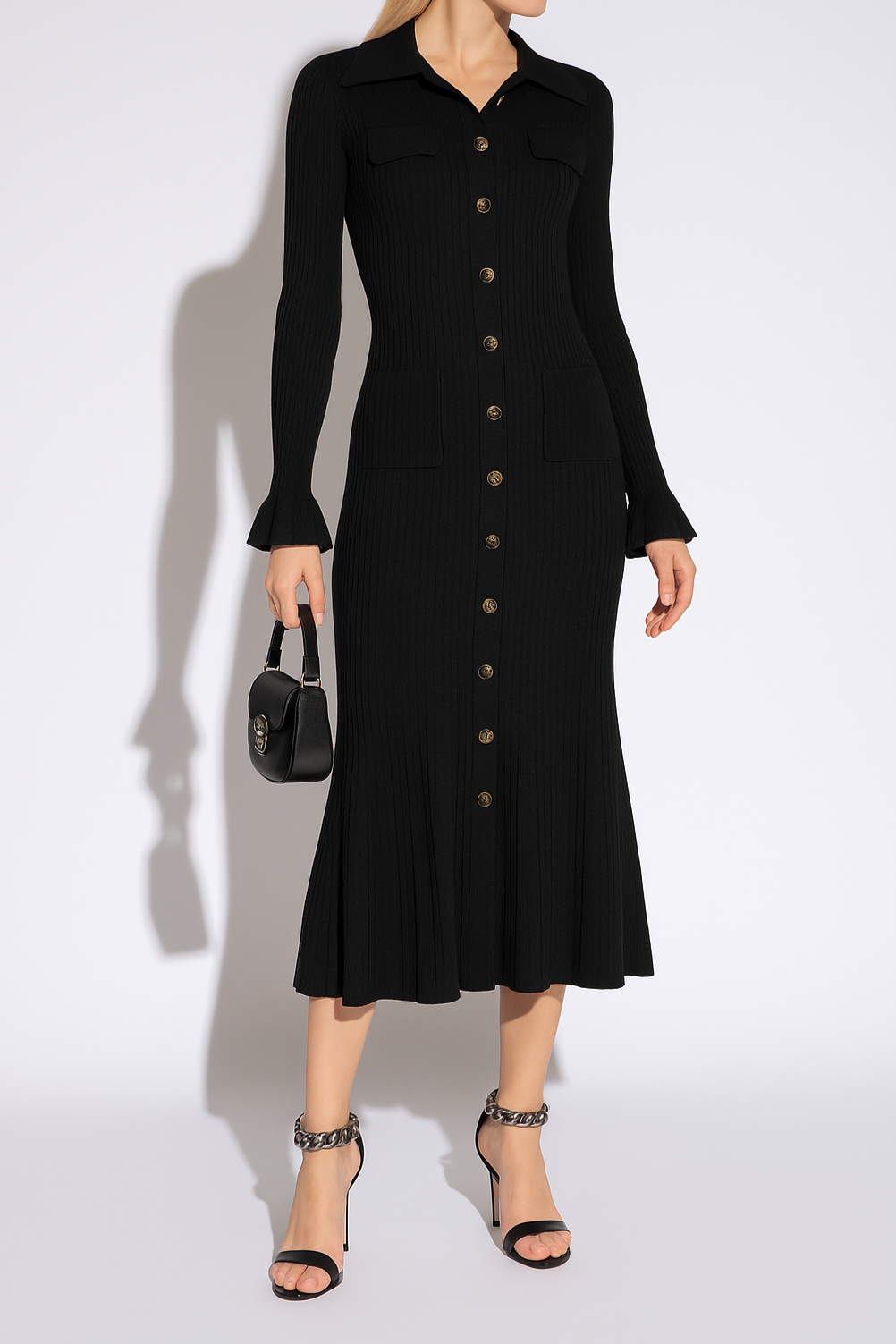 Pearlava | Cresenza Ribbed Knit Maxi Dress