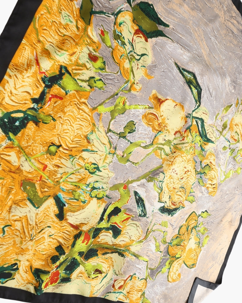 Pearlava | Impressionist Garden Scarf