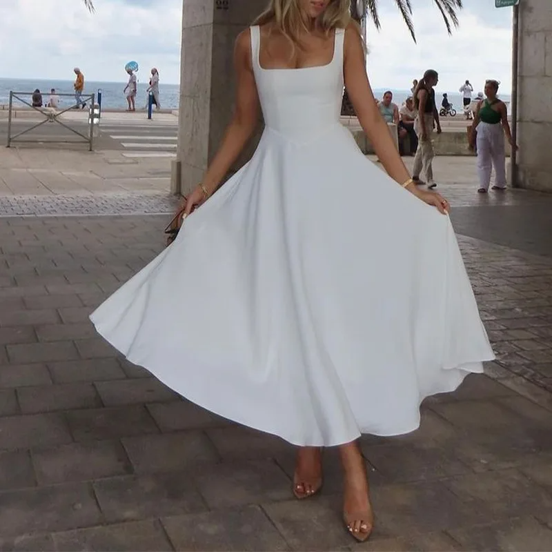 Pearlava | Blanche Midi Dress