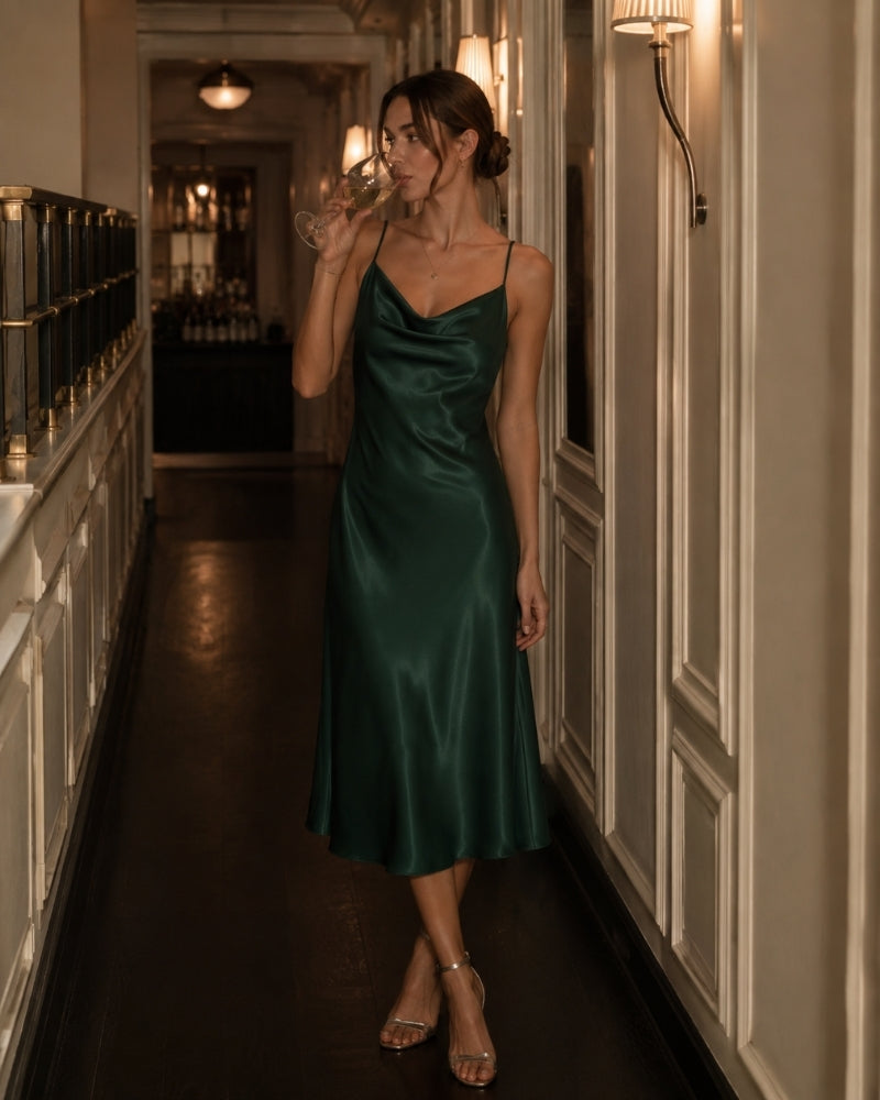 Pearlava | Silk Slip Dress
