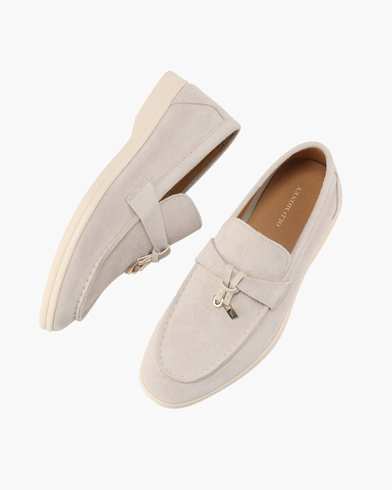 Pearlava | Suede Lady Loafers