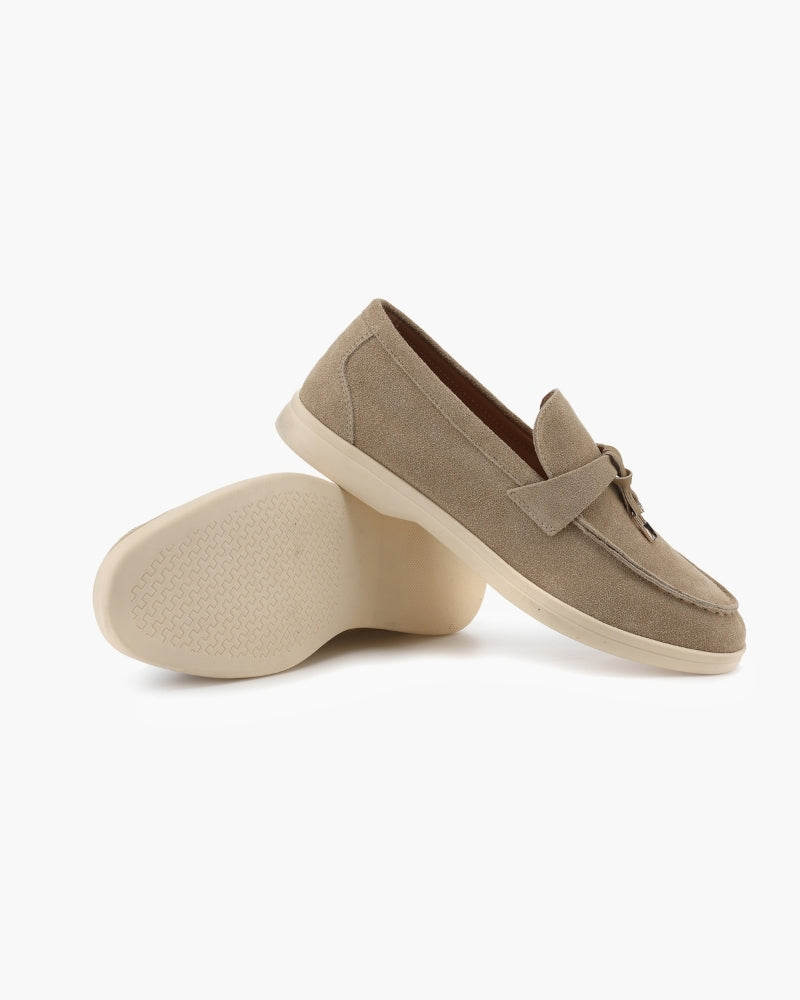 Pearlava | Suede Lady Loafers