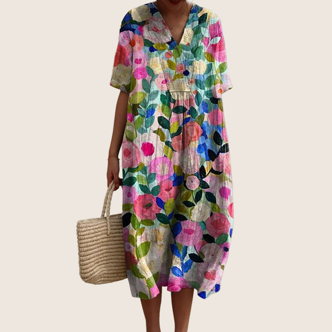 Pearlava women's floral summer dress
