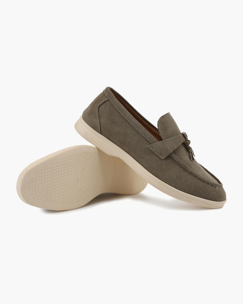 Pearlava | Suede Lady Loafers