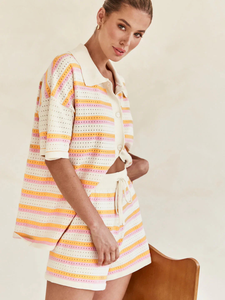 Pearlava | Caressa Crochet Knit Set