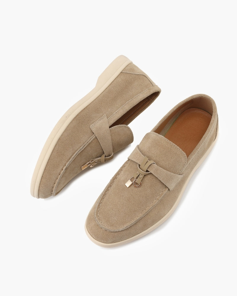 Pearlava | Suede Lady Loafers
