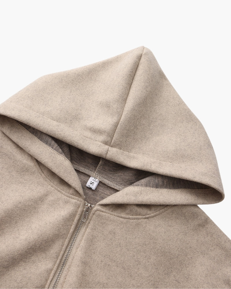 Pearlava | Marlow Wool Zip Coat