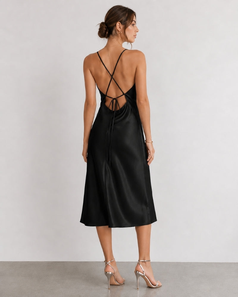 Pearlava | Silk Slip Dress