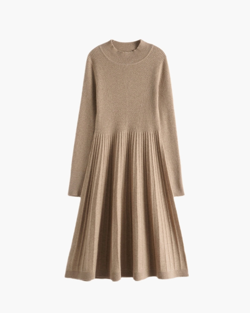 Pearlava | Pure Cashmere Flare Dress