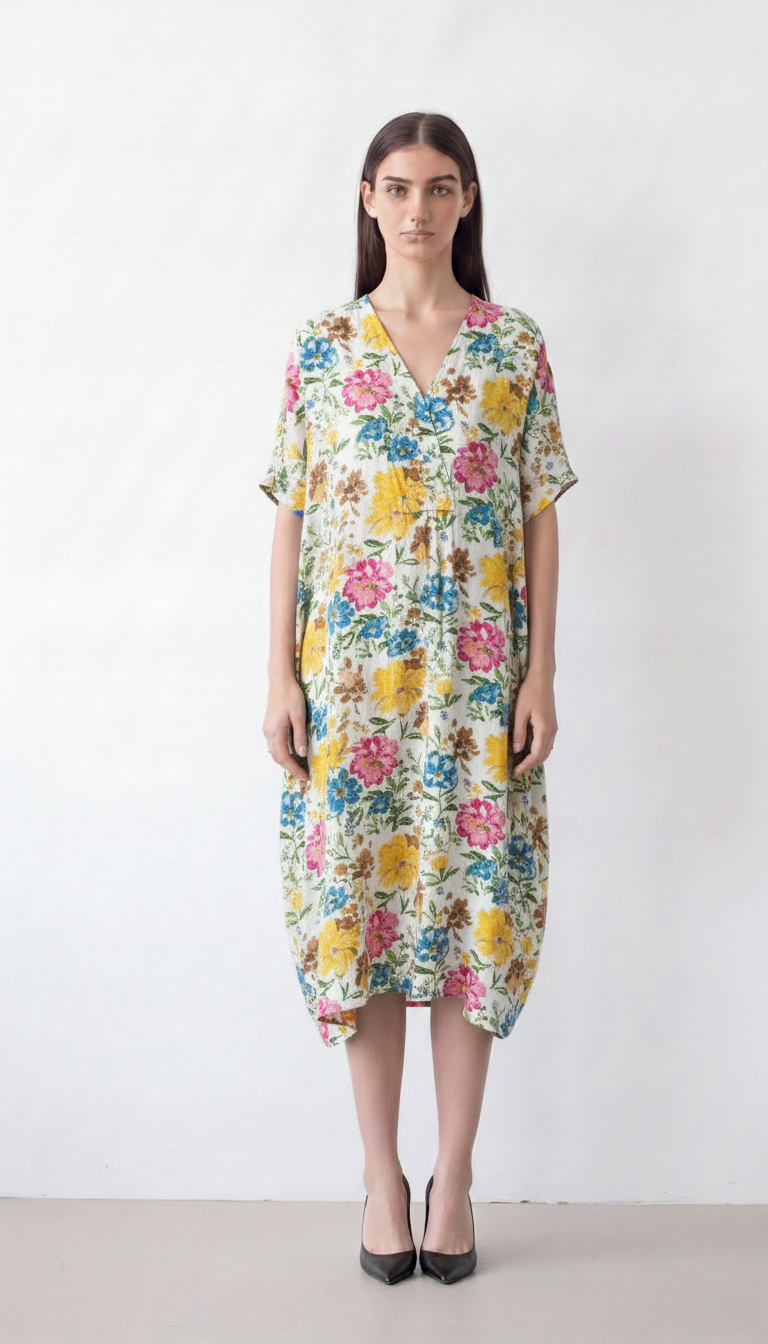Women's floral maxi dress