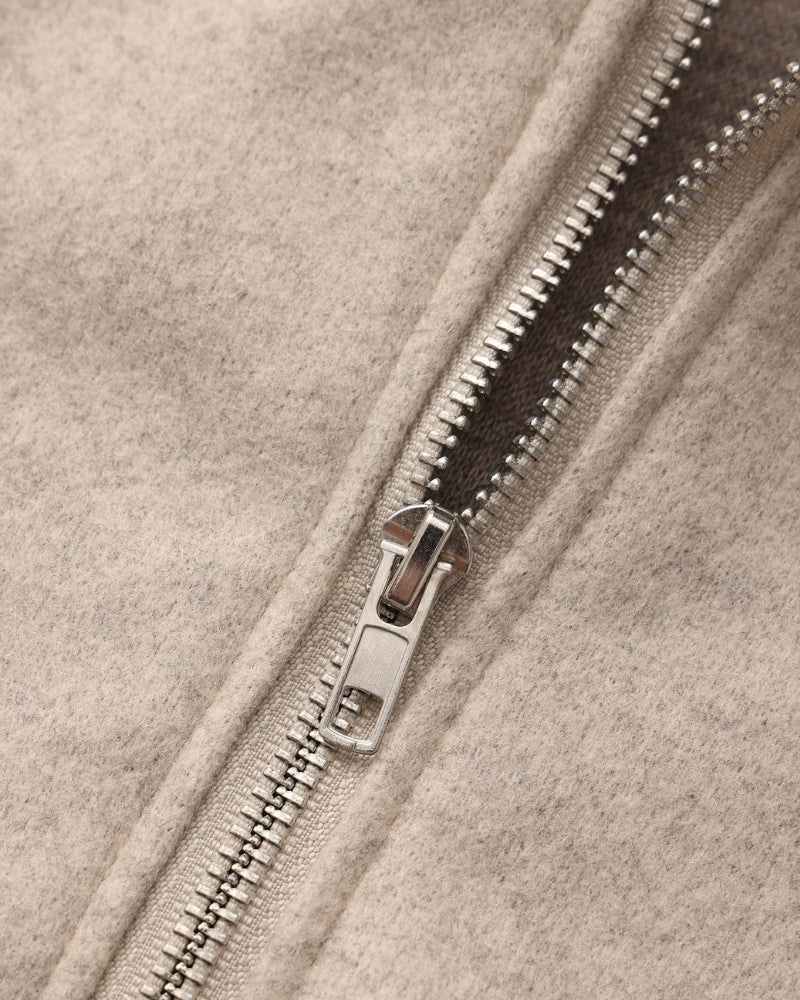 Pearlava | Marlow Wool Zip Coat