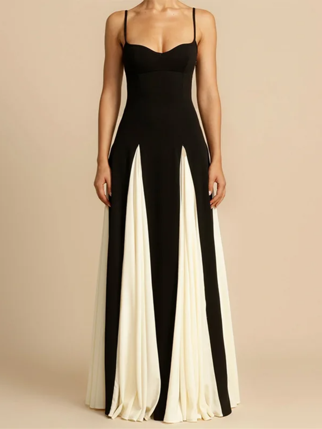 Pearlava | Angélique Flared Maxi Dress