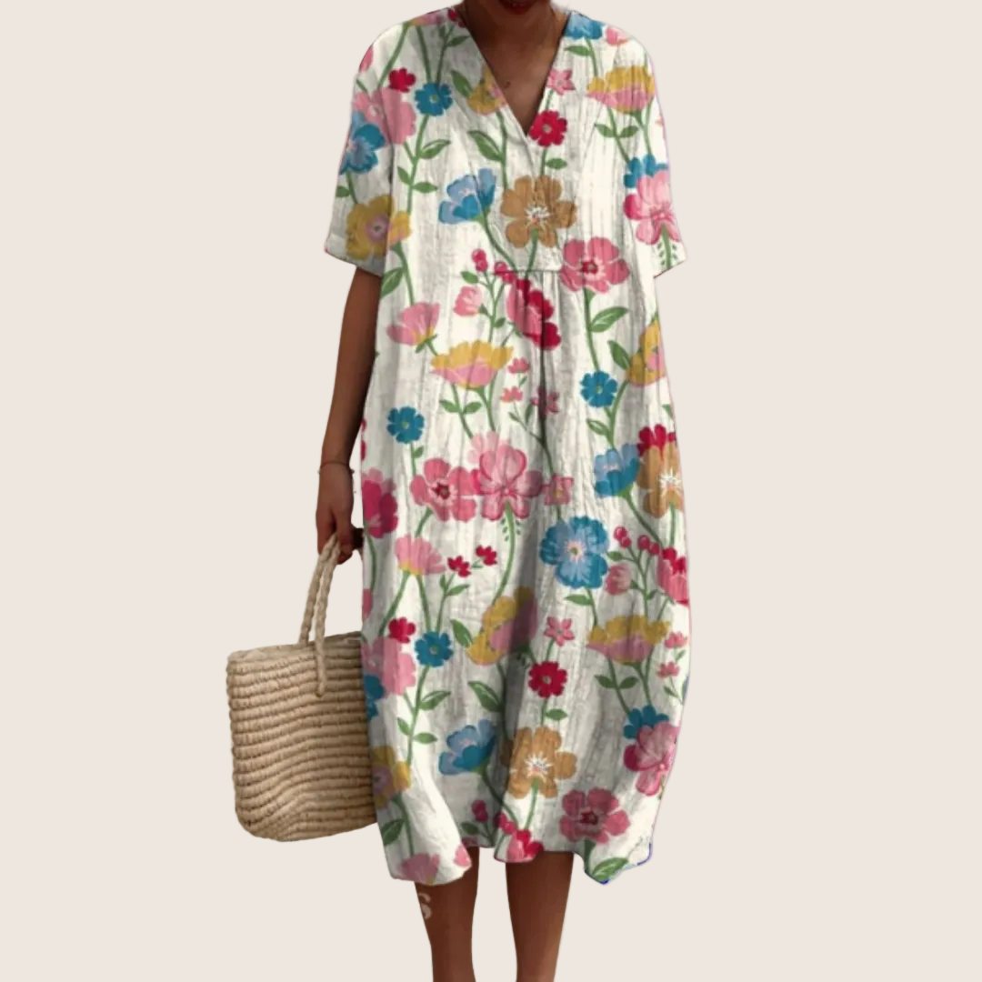 Pearlava women's floral summer dress