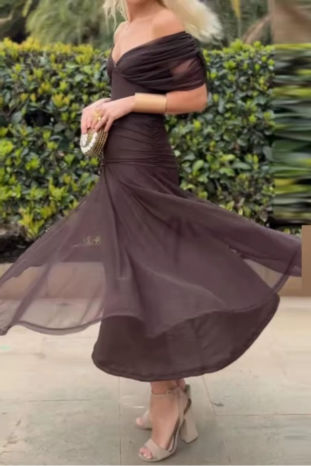 Pearlava women's flowing maxi dress