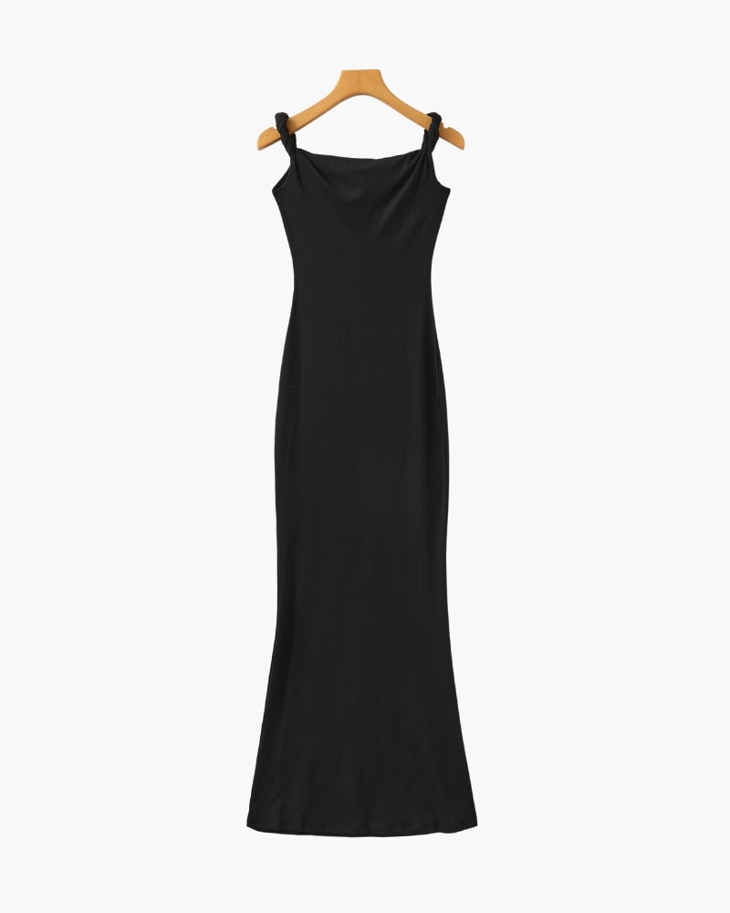 Pearlava | One-Shoulder Bodycon Maxi Dress