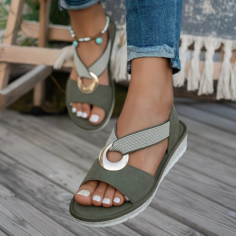 Pearlava women's elegant slingback sandals