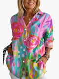 Pearlava women's printed blouse