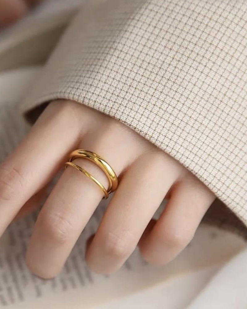 Pearlava | Infinity Band Ring