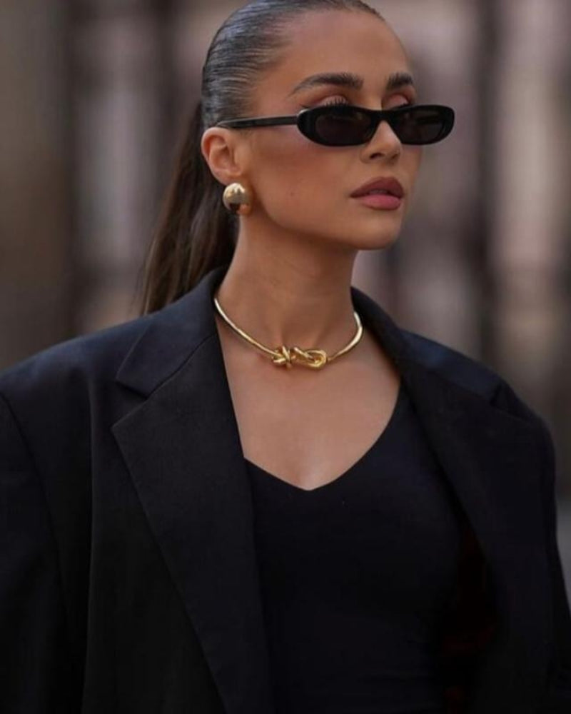 Pearlava | Sylvie Oval Sunglasses