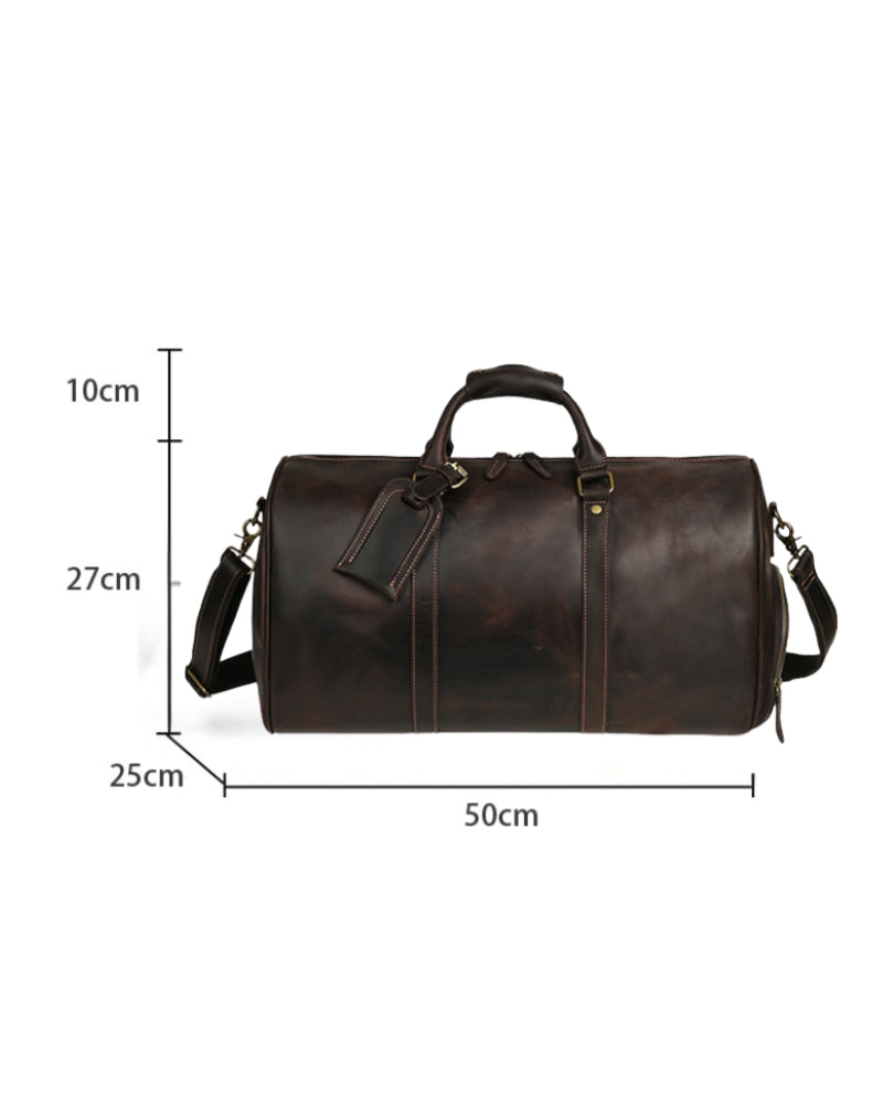 Pearlava | Montague Leather Duffle