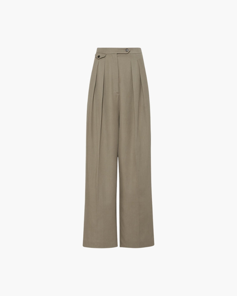 Pearlava | Oversized Wool Trousers