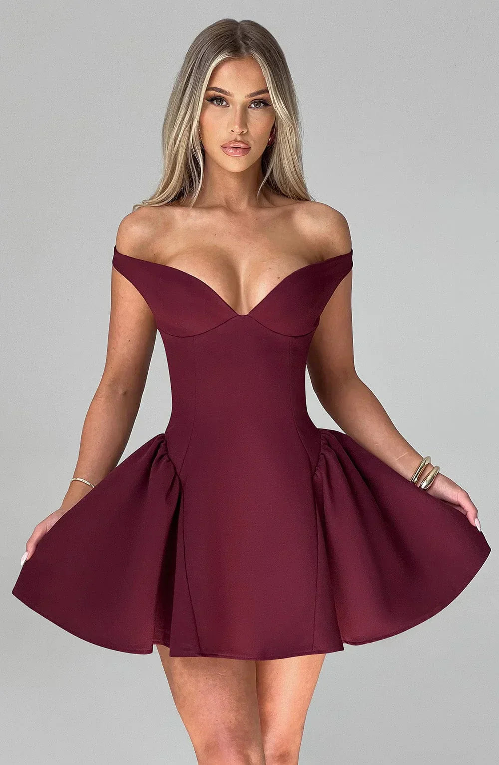 Pearlava | Iris Cocktail Mini Dress
