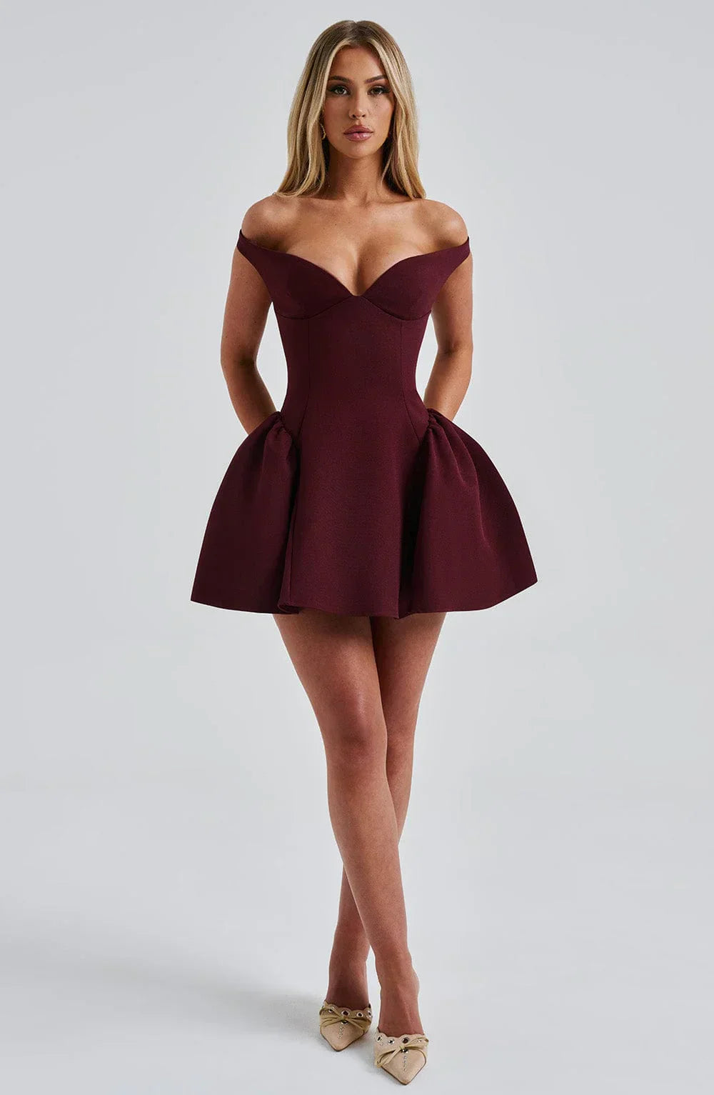 Pearlava | Iris Cocktail Mini Dress