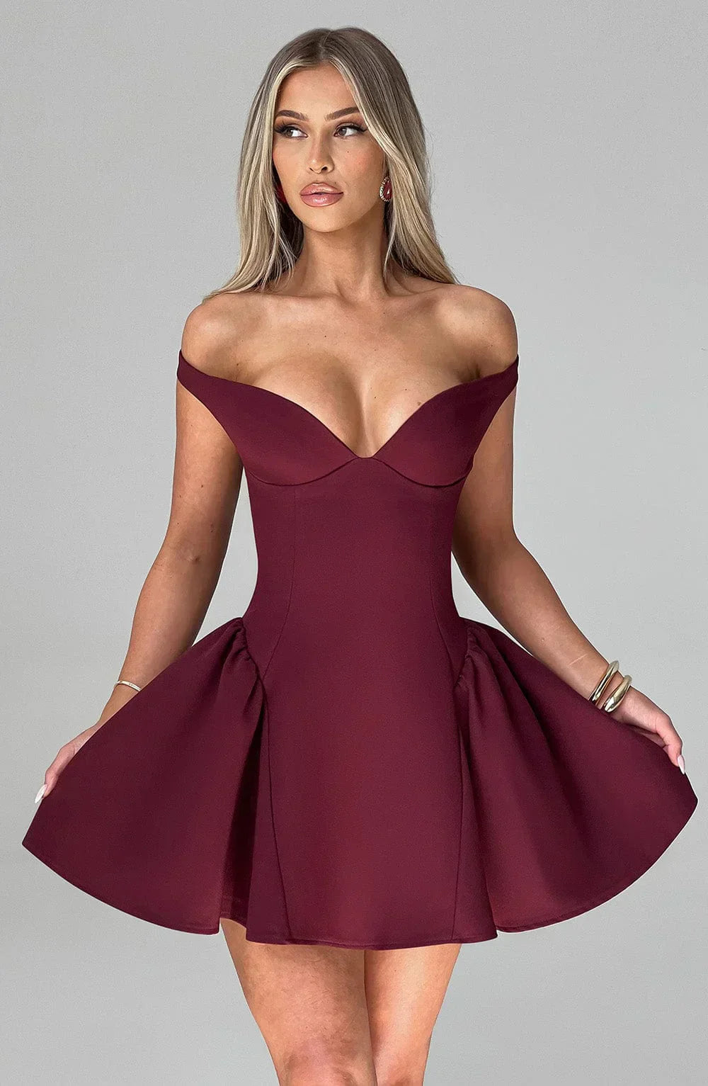 Pearlava | Iris Cocktail Mini Dress