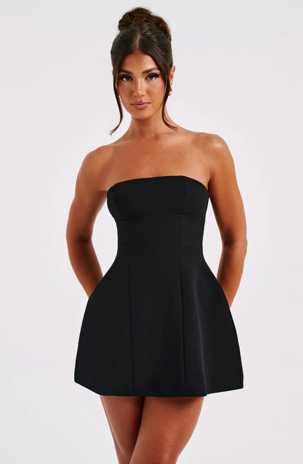 Pearlava | Camille Cocktail White Mini Dress