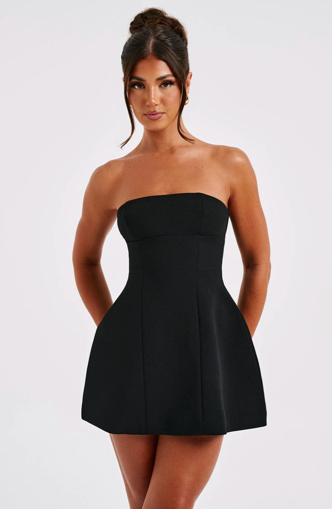 Pearlava | Camille Cocktail White Mini Dress