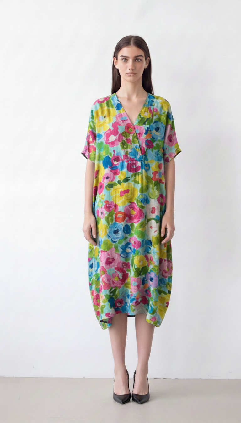 Women's floral maxi dress