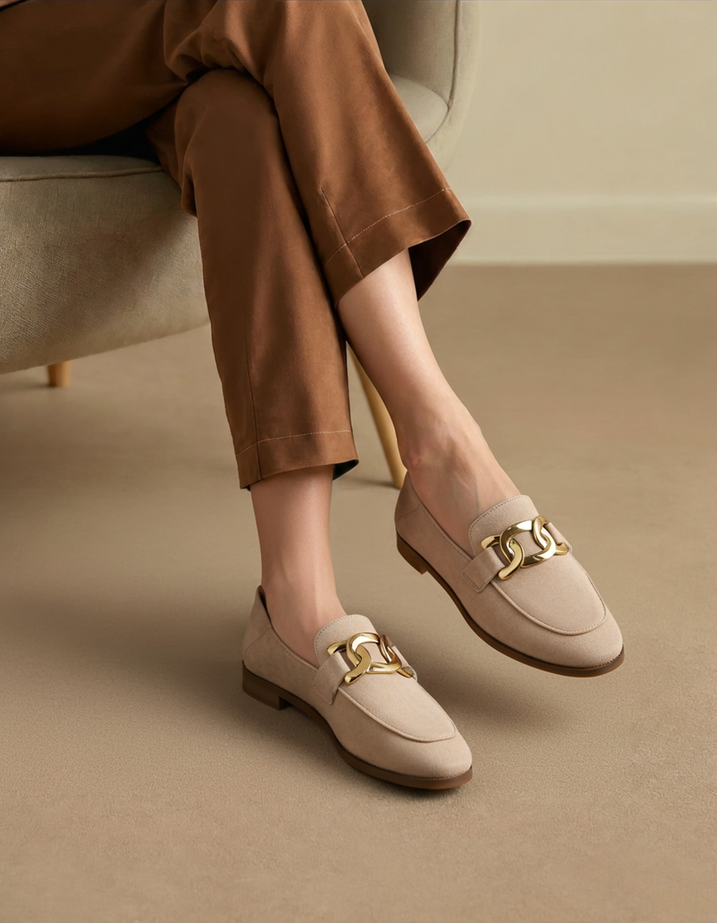 Pearlava | Duchess Suede Loafers