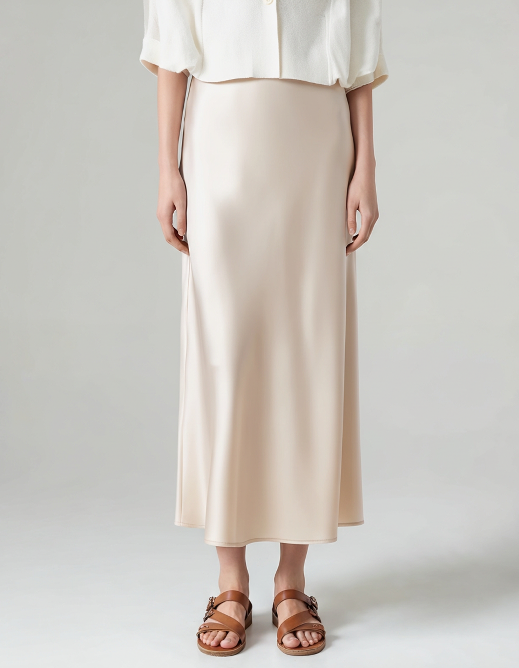 Pearlava | Silk Skirt