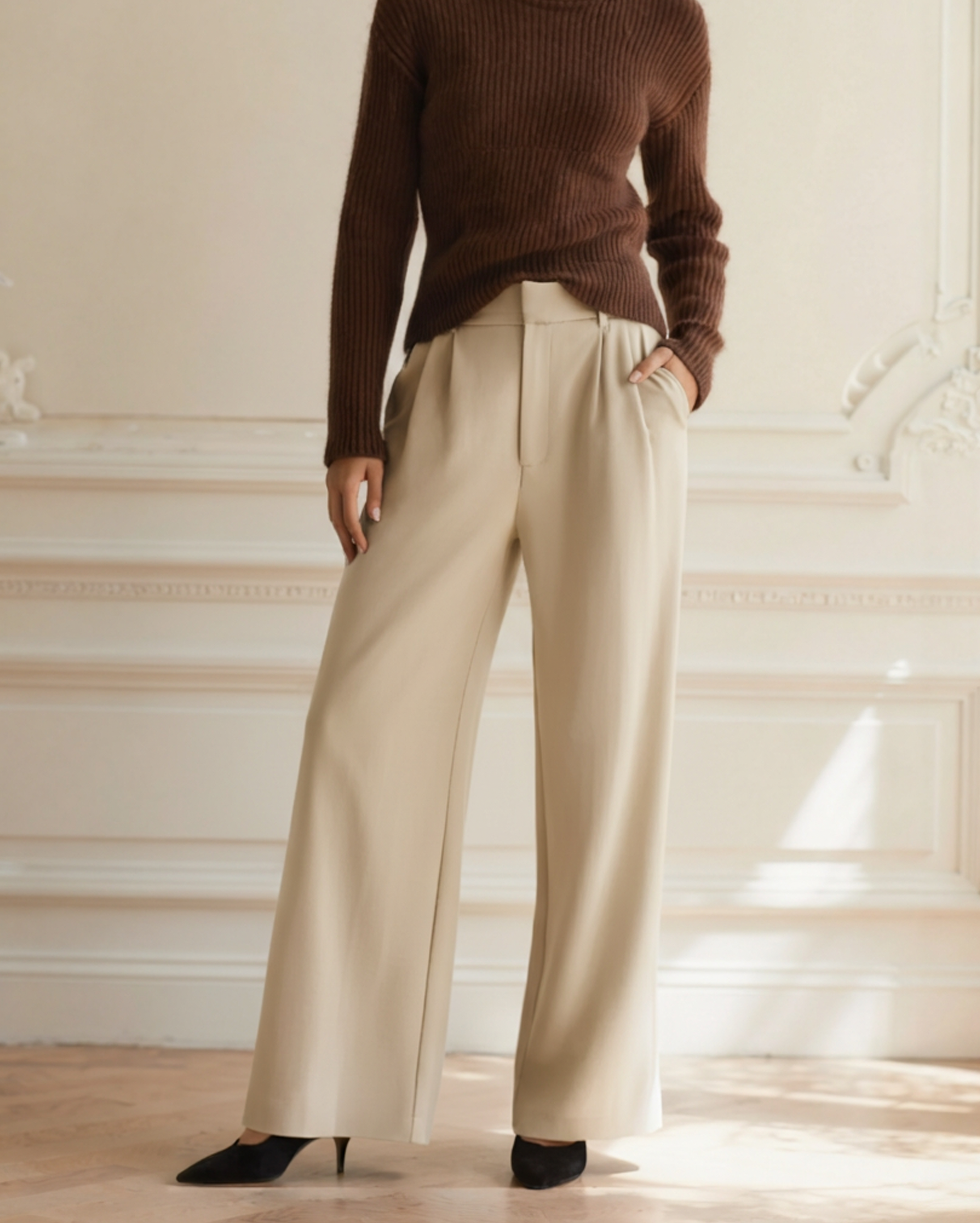 Pearlava | Serena Wide-Leg Trousers