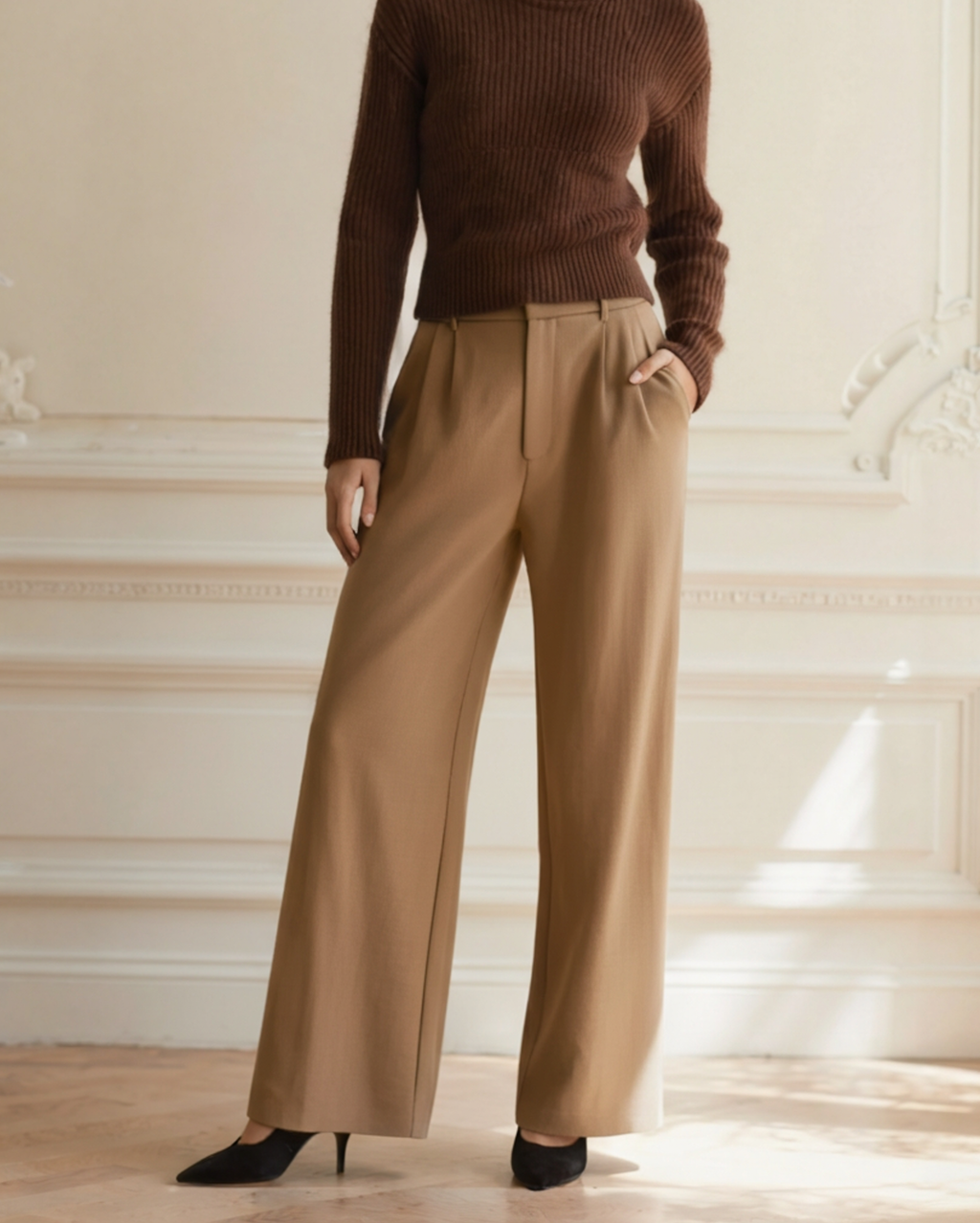 Pearlava | Serena Wide-Leg Trousers