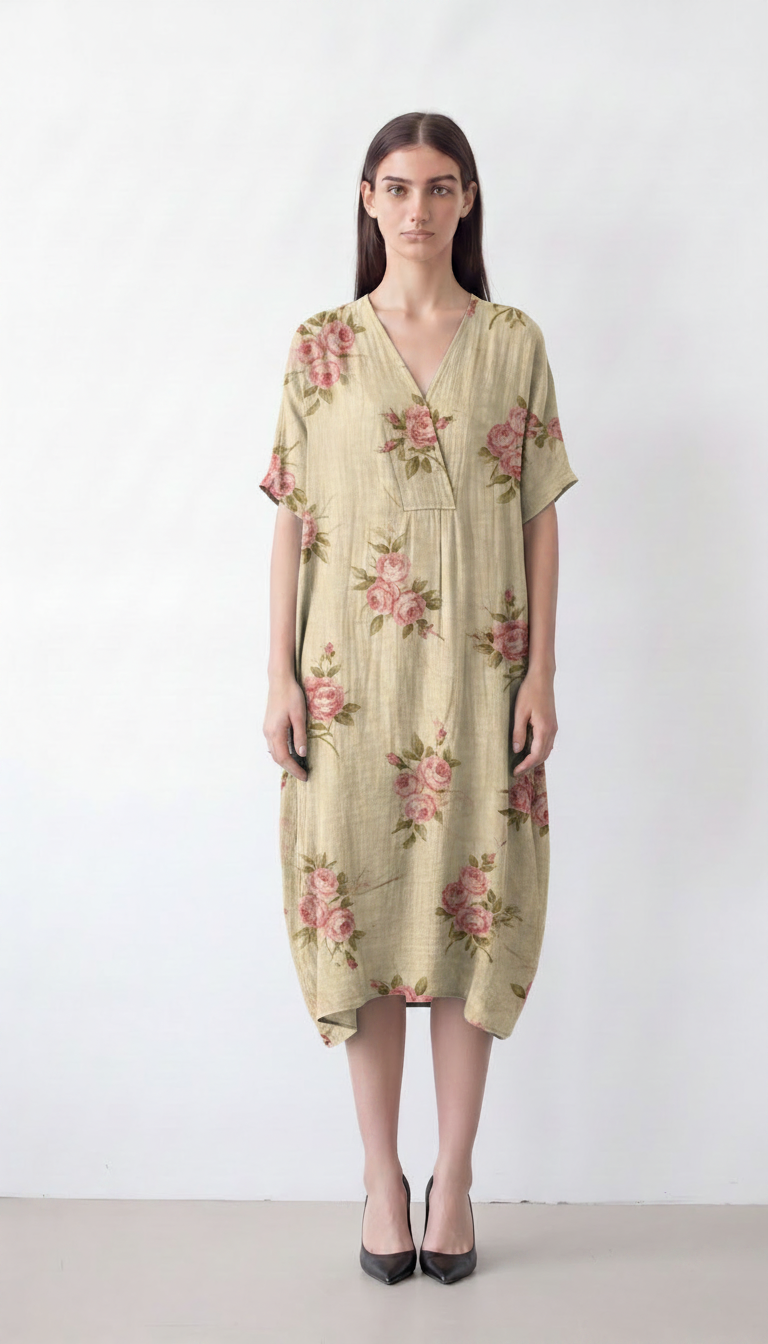 Women's floral maxi dress