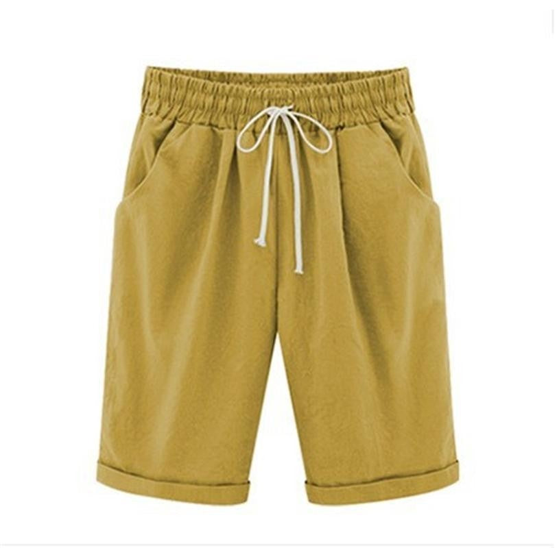 pearlava women's relaxed cotton shorts with pockets