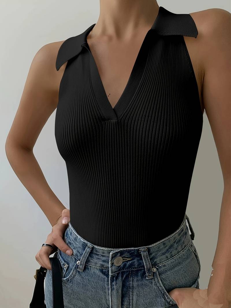 Pearlava | Viviana V-Neck Polo