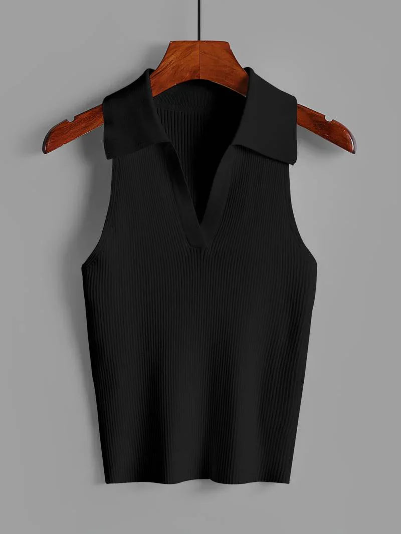 Pearlava | Viviana V-Neck Polo