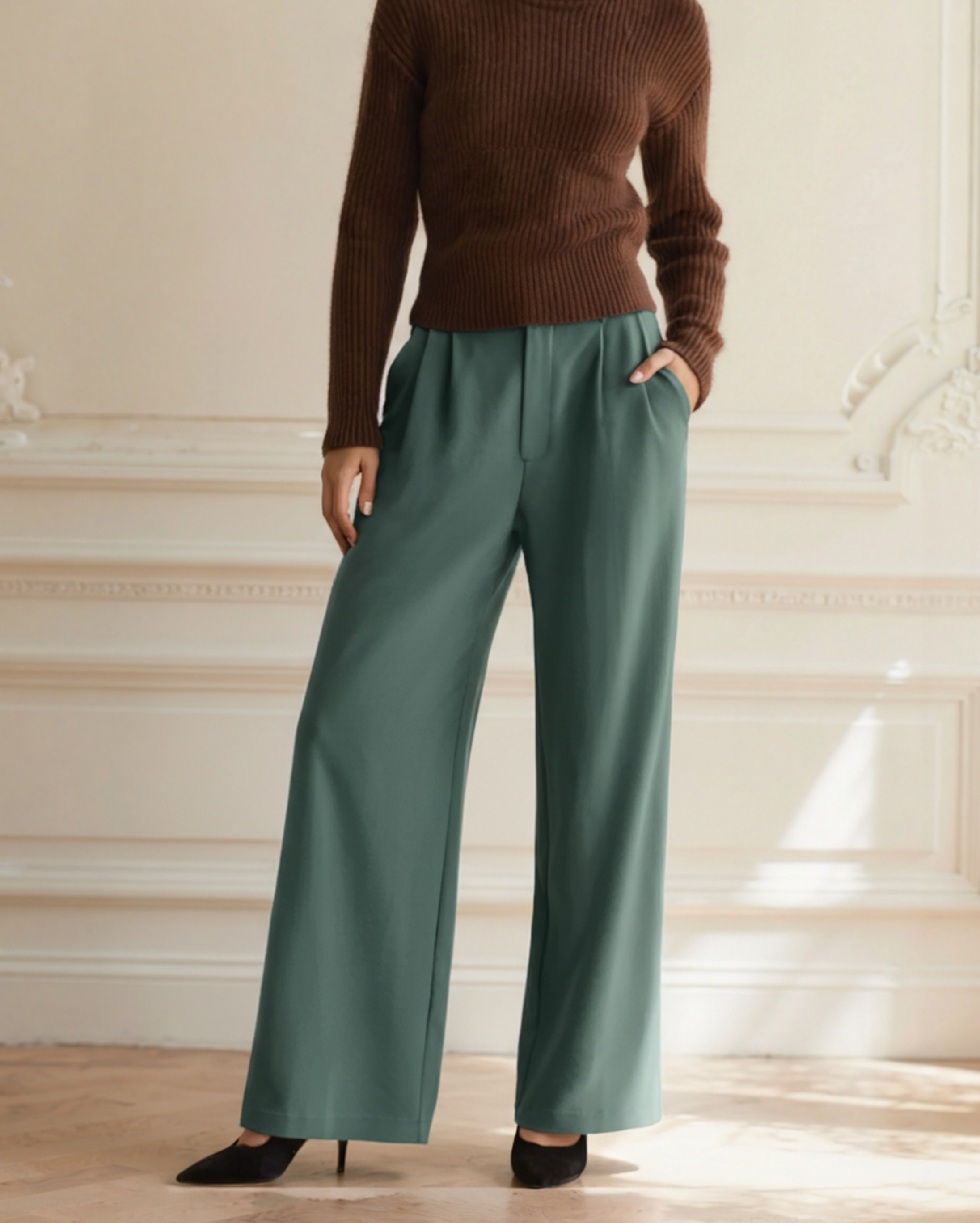 Pearlava | Serena Wide-Leg Trousers