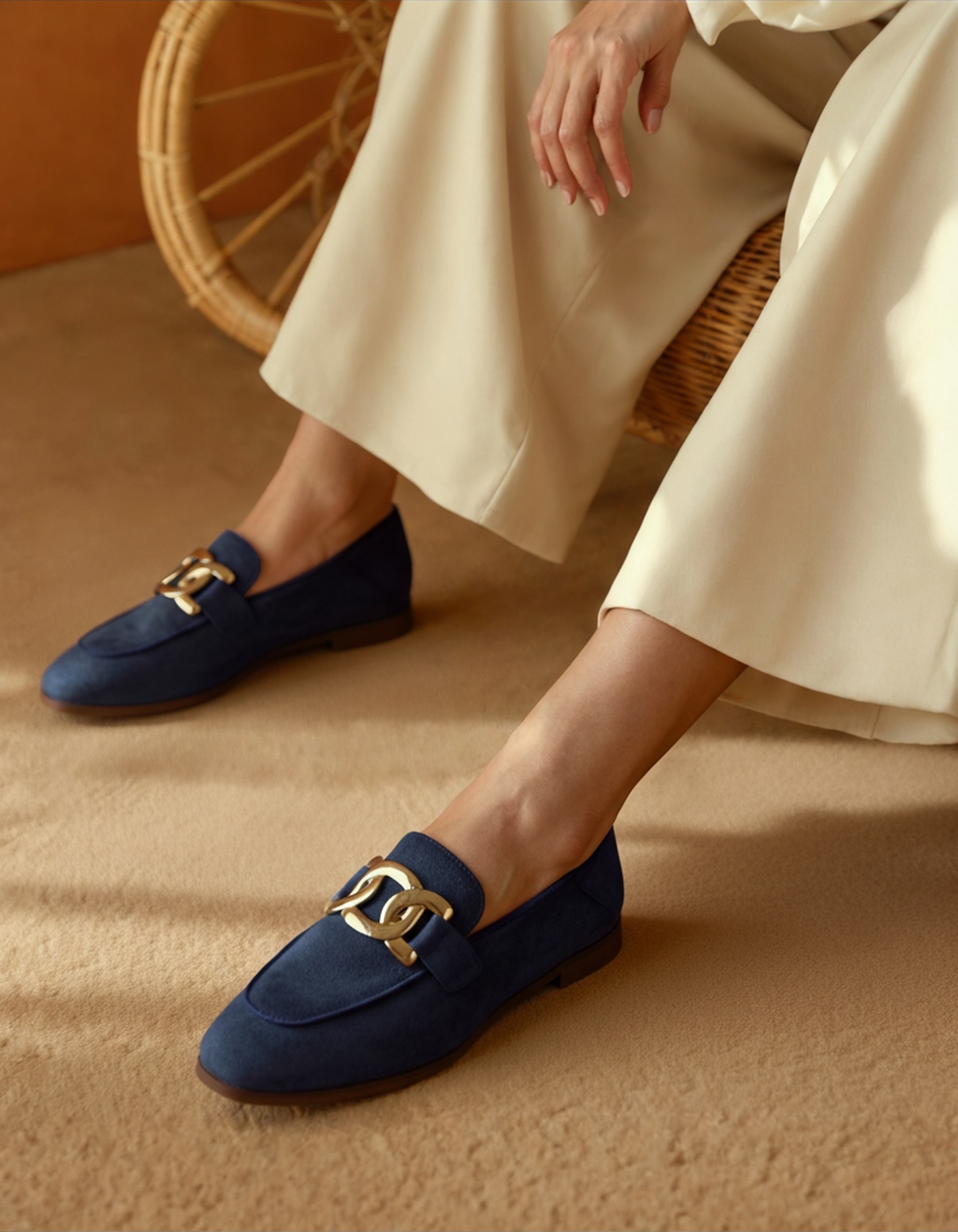 Pearlava | Duchess Suede Loafers