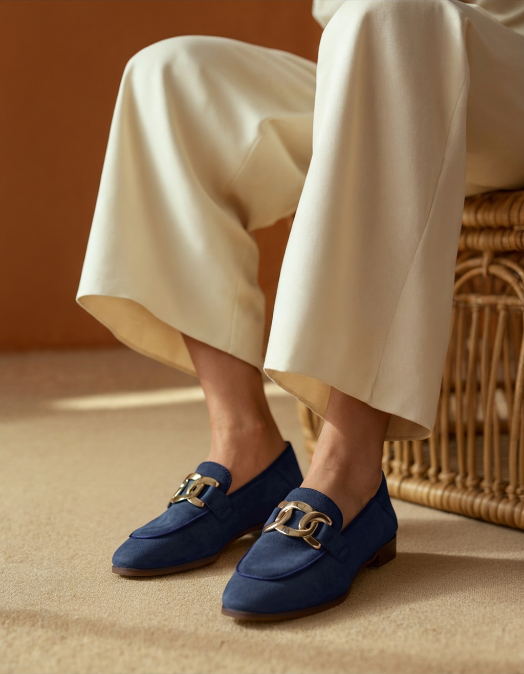 Pearlava | Duchess Suede Loafers